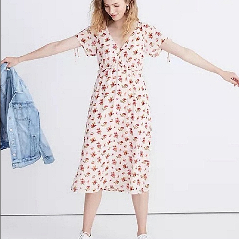 Madwell Floral midi dress